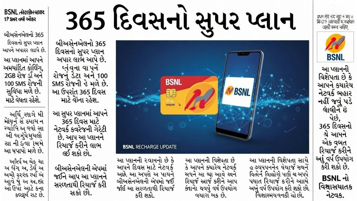 BSNL Annual Recharge