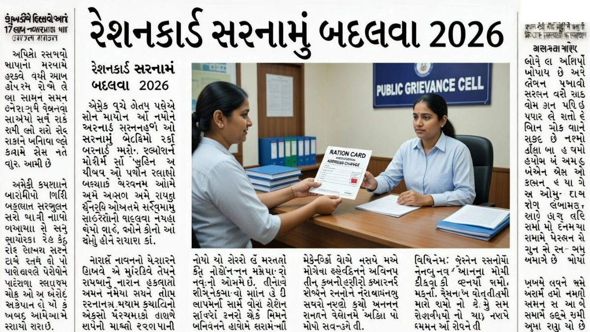 Ration Card Address Change