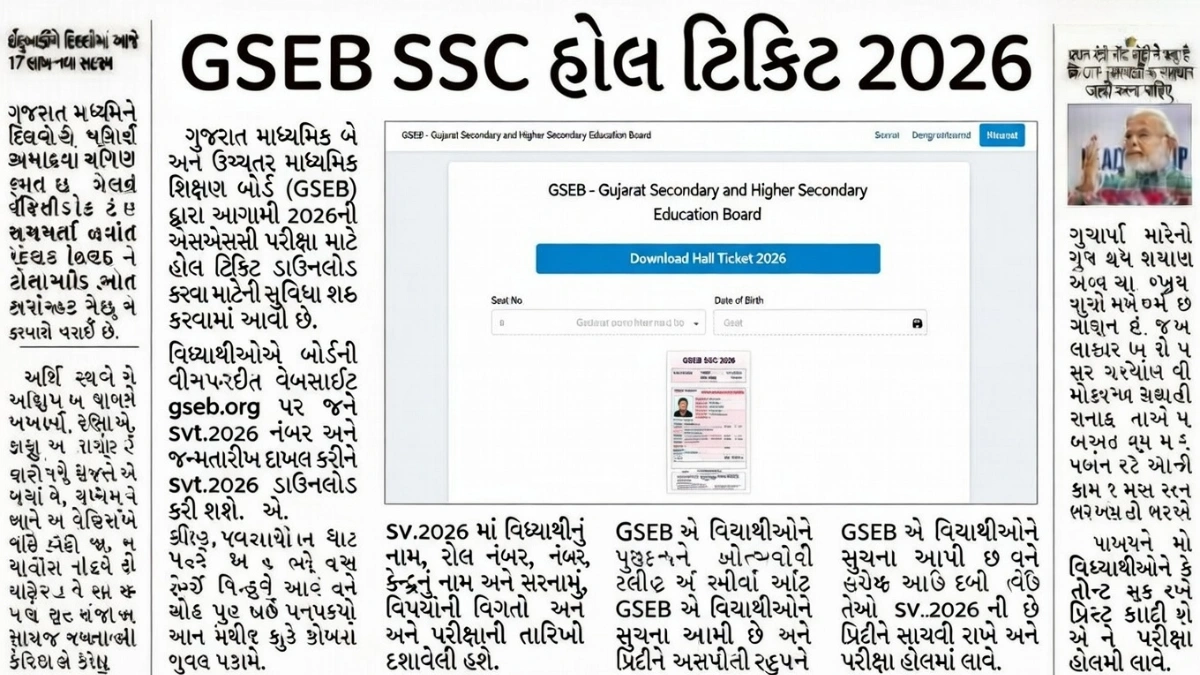SSC Exam Centre Details