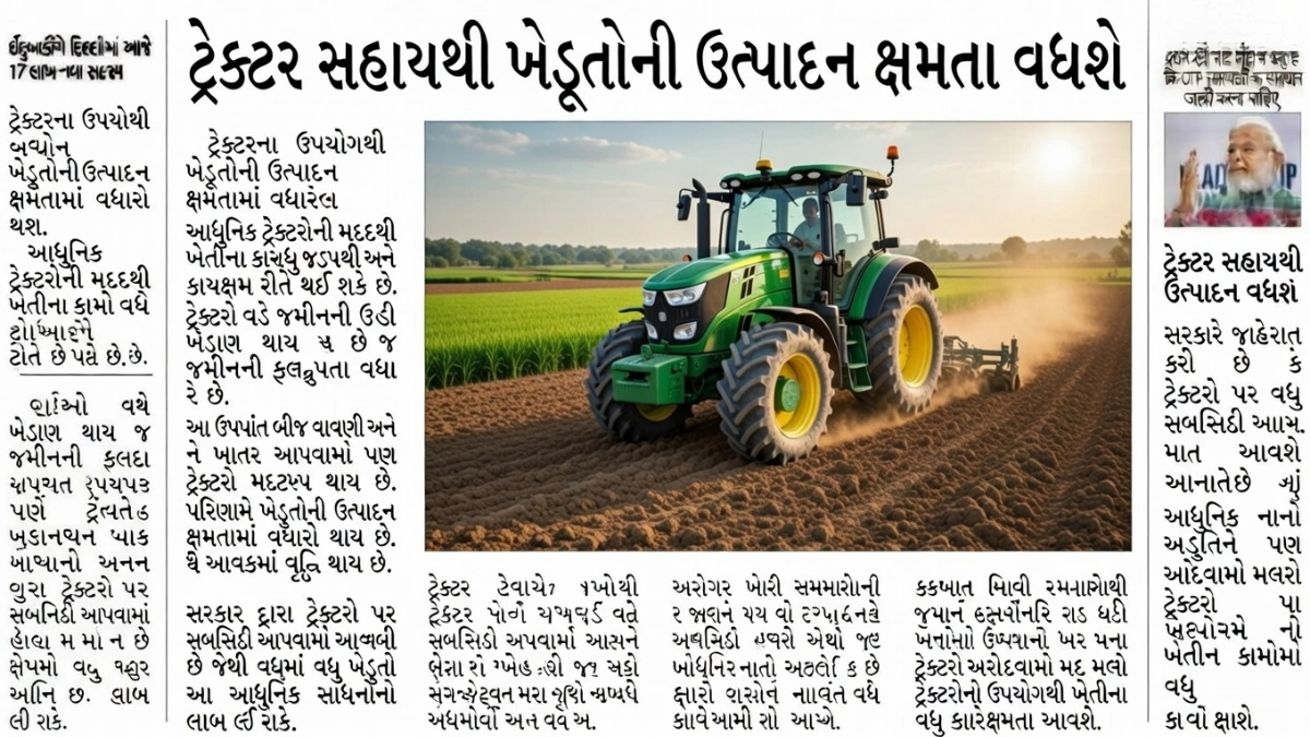Tractor Subsidy Scheme